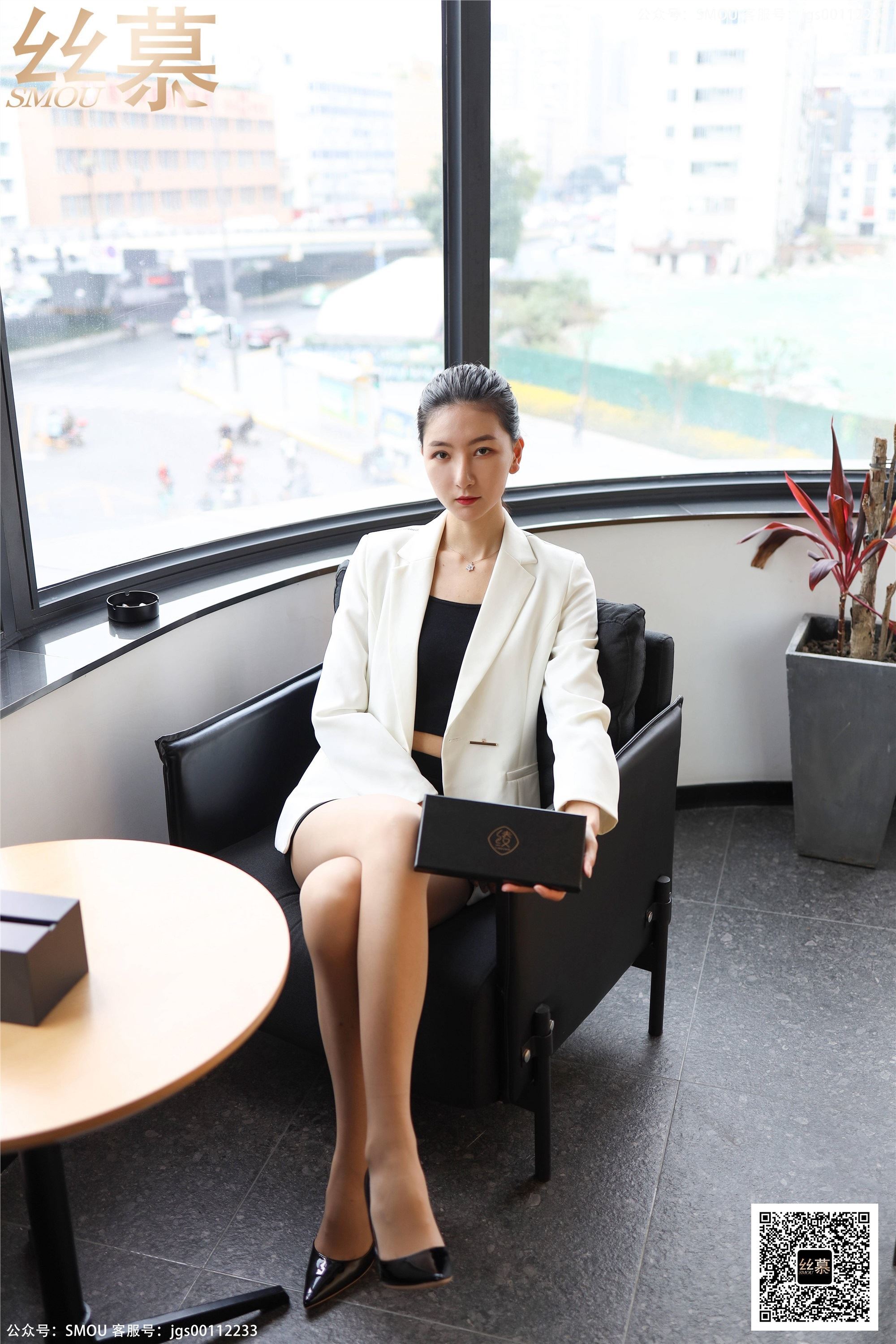 丝慕写真 SM441 天天一元 模特：茗茗《绫超薄连裤袜》